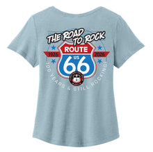 Load image into Gallery viewer, Women’s ILRR66 Centennial *Limited Edition* Scoop Neck Tee (Blue)