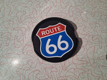 Load image into Gallery viewer, ILRR66 Route 66 red, white and blue sign Coaster Set and Display Holder