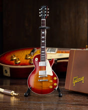Load image into Gallery viewer, Gibson 1959 Les Paul Standard Cherry Sunburst 1:4 Scale Mini Guitar Model