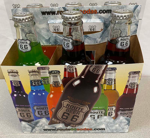 Route 66 Soda - 6 Pack Assorted Flavors