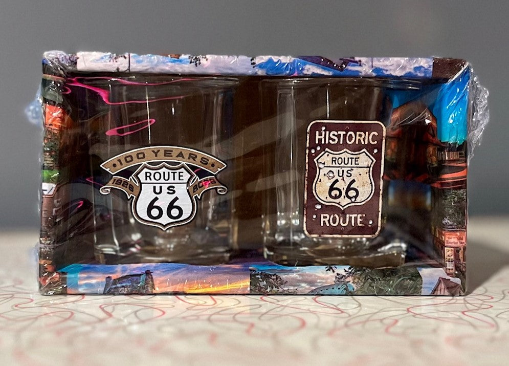 Route 66 Shot Glasses (Box Set of 2)