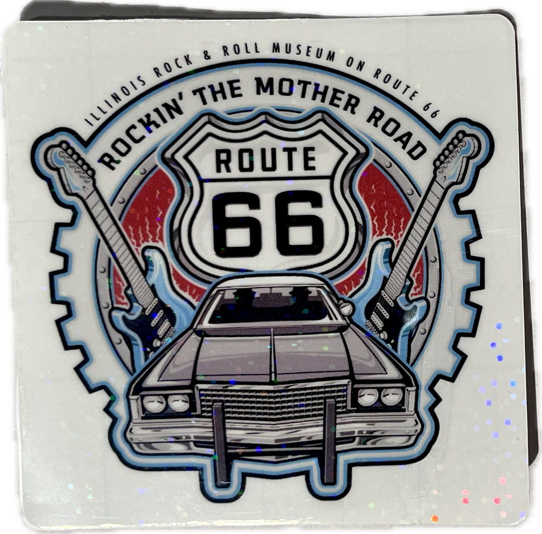 ILRR66 - Rockin' the Mother Road - Holographic Vinyl Sticker