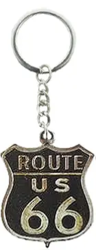 Route 66 Engraved Key Chain