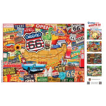 Load image into Gallery viewer, Greetings from Route 66 (500 Piece Jigsaw Puzzle) Bonus Poster