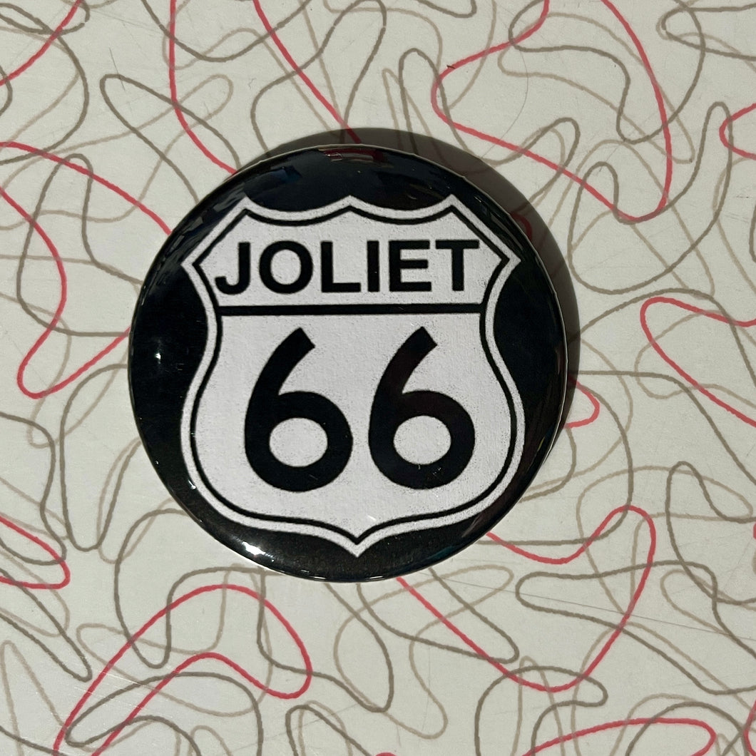 Route 66 Round Magnet - 2.25