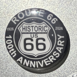 Route 66 Round Magnet - 2.25" Assorted