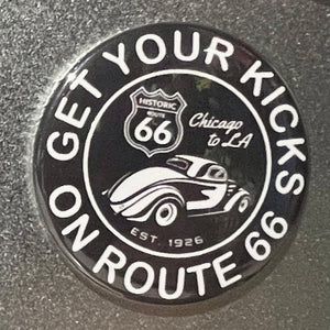 Route 66 Round Magnet - 2.25" Assorted