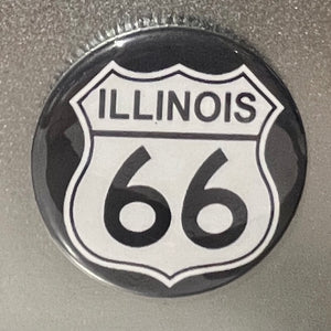Route 66 Round Magnet - 2.25" Assorted