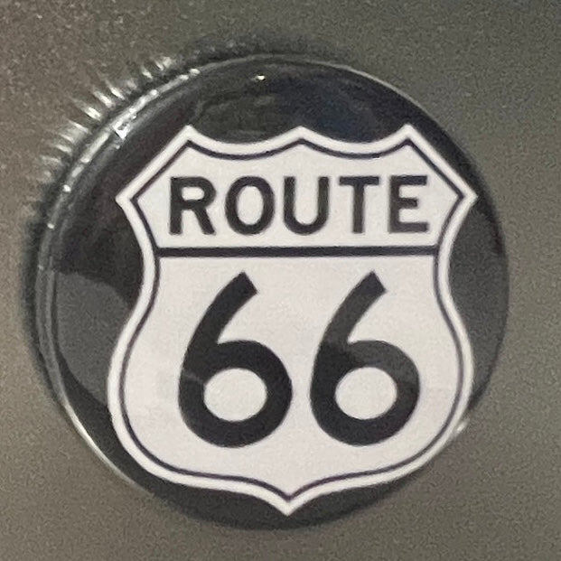 Route 66 Round Magnet - 2.25