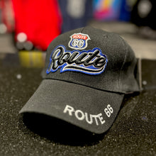 Load image into Gallery viewer, Route 66 Cursive Logo Velcro Back Baseball Cap