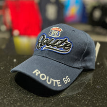 Load image into Gallery viewer, Route 66 Cursive Logo Velcro Back Baseball Cap