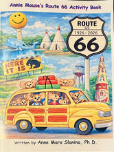 Load image into Gallery viewer, Annie Mouse's Route 66 (1926-2026) Activity Book and Crayons
