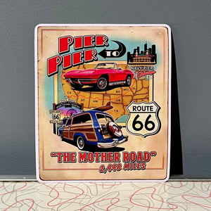 Route 66 - "The Mother Road" Sticker