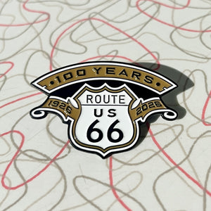 Route 66 *100 Years* Centennial Butterfly Back Pin