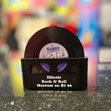 Load image into Gallery viewer, ILRR66 Vinyl Record Drink Coaster Set and Display Holder