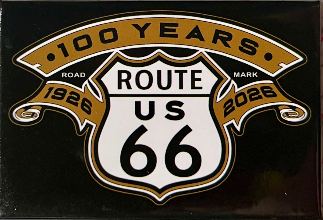Route 66  *100 Years*  Magnet 2X3