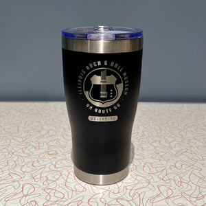 Illinois Rock & Roll Museum on Route 66 - Etched Tumbler 20 oz.