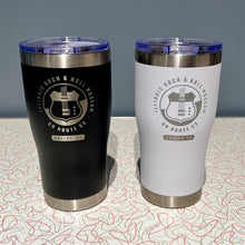 Load image into Gallery viewer, Illinois Rock &amp; Roll Museum on Route 66 - Etched Tumbler 20 oz.