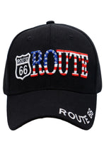 Load image into Gallery viewer, Route 66 American Flag Logo Baseball Cap
