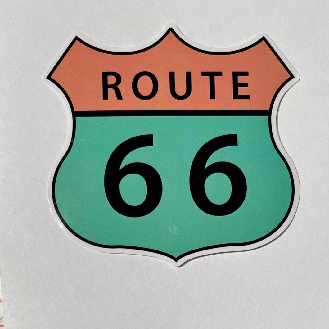 Route 66 Vinyl Sticker