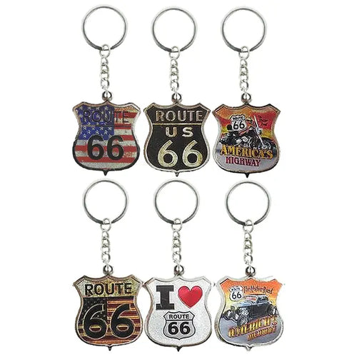 Route 66 Engraved Key Chain