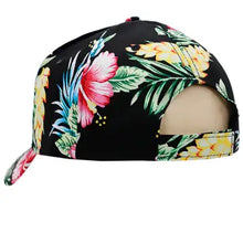 Load image into Gallery viewer, Route 66 Logo Hibiscus Floral Print Baseball Cap