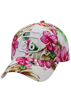 Load image into Gallery viewer, Route 66 Logo Hibiscus Floral Print Baseball Cap