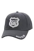 Load image into Gallery viewer, Route 66 Velcro Back Baseball Cap