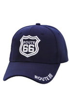 Load image into Gallery viewer, Route 66 Velcro Back Baseball Cap