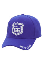 Load image into Gallery viewer, Route 66 Velcro Back Baseball Cap